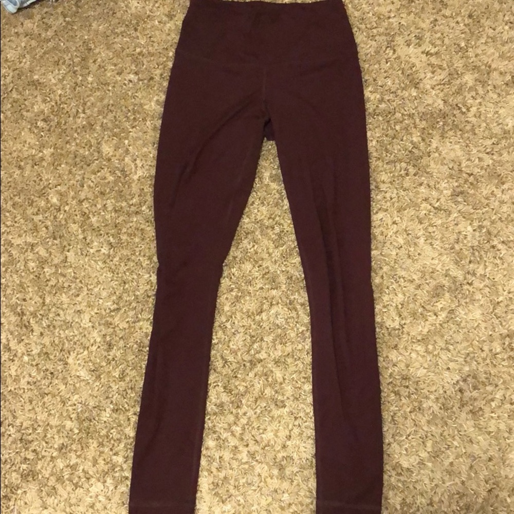 Dark purple leggings